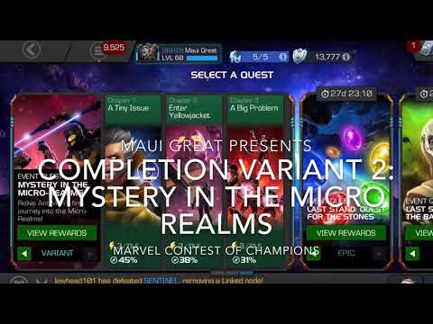 Completing Variant 2: Mystery in the Micro-Realms - Marvel Contest of Champions