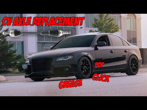 Audi B8 CV Axle Replacement EASY