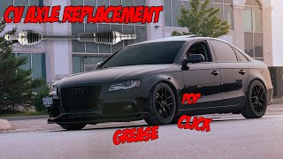 Audi B8 CV Axle Replacement EASY