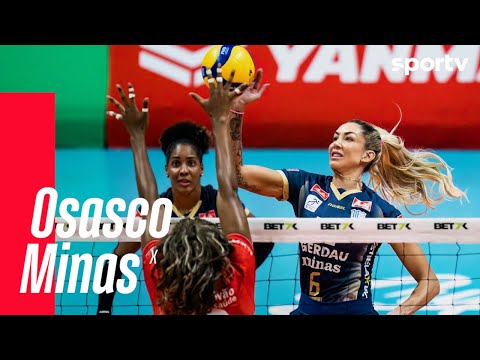 OSASCO 1 X 3 MINAS | MELHORES MOMENTOS | SEMIFINAL DA SUPERLIGA DE VÔLEI FEMININO | sportv