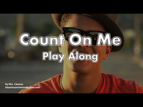 Count On Me Play Along (Open Strings)