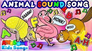ABC Animal Sounds – A to H! Learn 2 Animals for Every Letter | #AwesomeKidsSongs