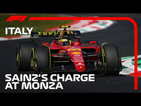 Carlos Sainz's Charge Through The Field In Monza | Italian Grand Prix