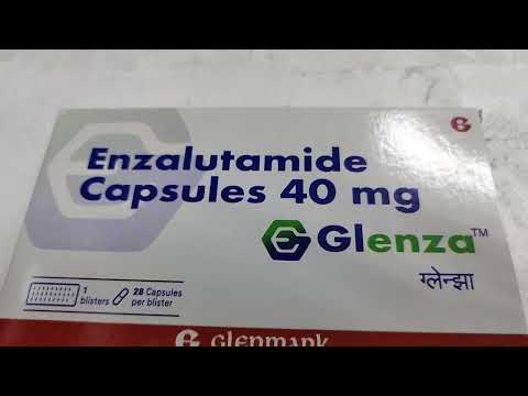 Finished product enzalutamide glenza 40 mg capsules, anastra...