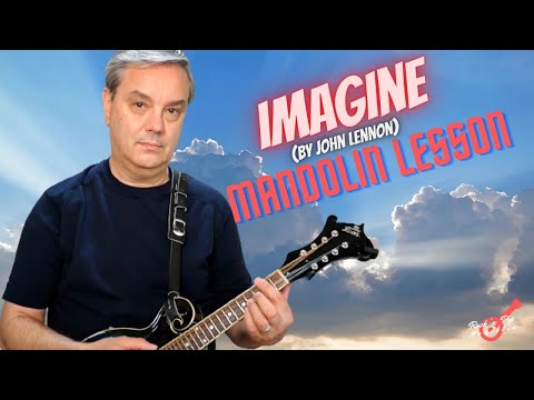 Imagine (John Lennon) - Mandolin Lesson #rockpopmandolin