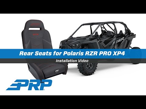 PRP Rear Seats for Polaris RZR PRO XP4 Install Video