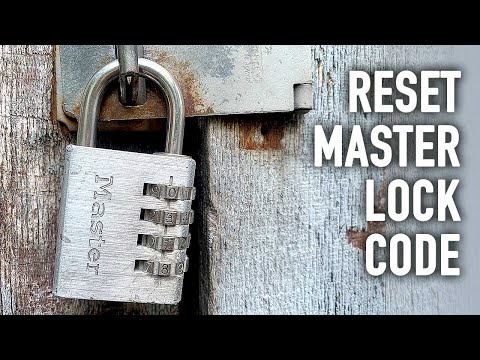 Reset the 4 Digit Master Lock Code