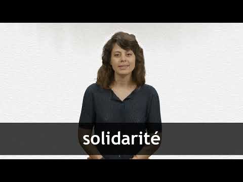 English Translation of “SOLIDARITÉ”