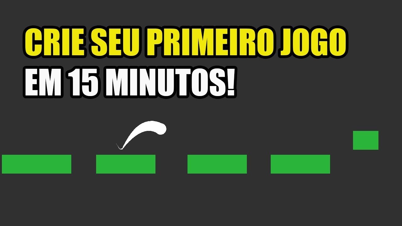 CRIANDO UM JOGO EM 15 MINUTOS NA UNITY COM C# | CRIE SEUS JOGOS