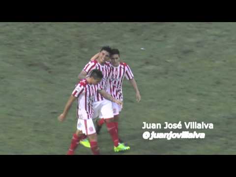 Gol de Ramón Lentini, el primero. San Martín 2- Mitre 0. Federal A