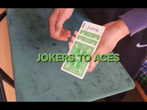 JOKERS TO ACES CARD TRICK TUTORIAL - Advanced