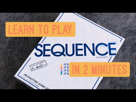 How to play sequence game - explained in 2 minutes