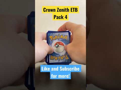 Crown Zenith Pack 4 #pokemon #etb