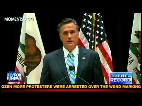 Romney's News Conference Answering Agenda Driven You Tube Clip