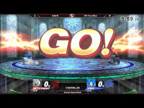 Smash 4 Versus Weekly 8/27/15 - Winners Qtrs - Seibrik (MK) vs True Blue (Sonic)