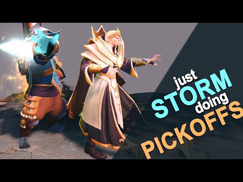 Storm Spirit doing what Storm Spirit does best: Picking Off Heroes | Raw Gameplay | Dota 2