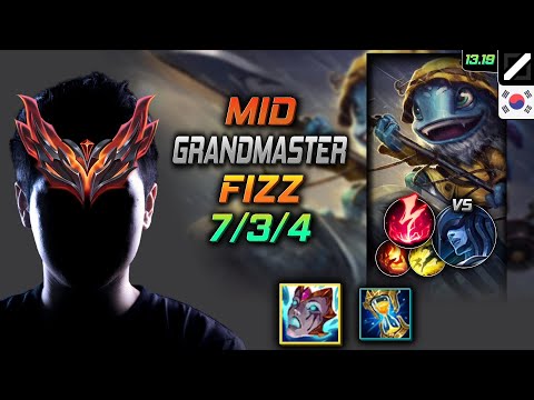 Fizz Mid Build Liandry's Anguish Electrocute - LOL KR GrandMaster Patch 13.19
