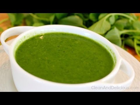 Clean Eating Watercress Soup