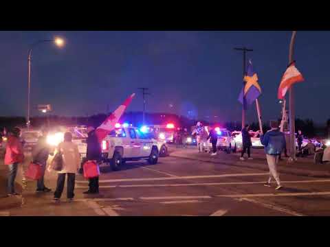 Surrey BC Freedom Convoy at Pacific Border Crossing Feb 12, 2022 20220212 175814