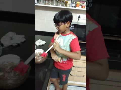 Chocolate cake by 7 yrs old Vishesh Goenka