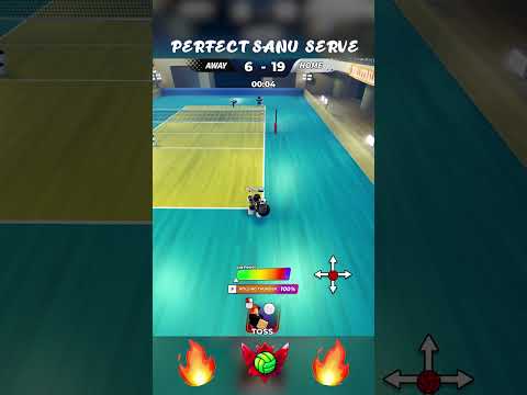 PERFECT SANU SERVE #volleyballlegends #roblox #bluelockrivals #sanu #perfectserve #haikyuuvolleyball