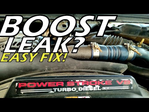 6.0 POWERSTROKE MOST COMMON HIDDEN BOOST LEAK | EASY TO FIX