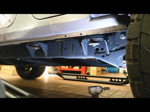 How to Install Smittybilt Side Armor Steps Jeep Wrangler JK
