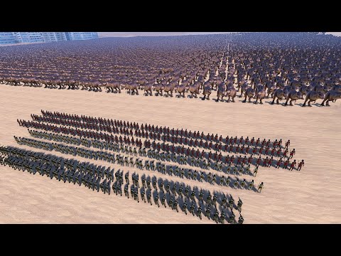 Ancient and Modern Soldiers Protect City from 10,000 T-rex - Ultimate Epic Battle Simulator