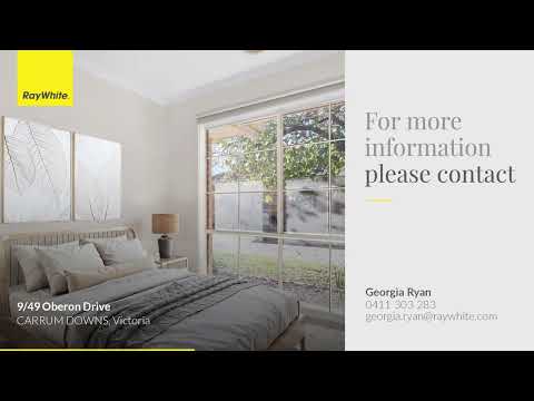 9/49 Oberon Drive, Carrum Downs, VIC 3201, 3 habitaciones, 1 baños, House