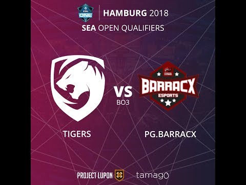 Tigers vs PG.Barracx Game 2 (BO3) Esl One Hamburg Open Qualifiers 2018