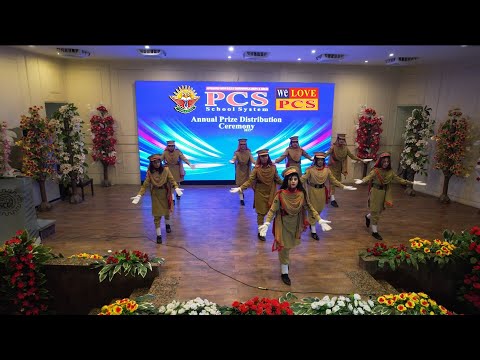 HAMARA PAKISTAN | National Song Performance |School Tablo| BY PCS SCHOOL SYSTEM ANNUAL FUNCTION 2023