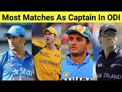 Most Matches As Captain In ODI Cricket | Best Captain In ODI Cricket #shorts