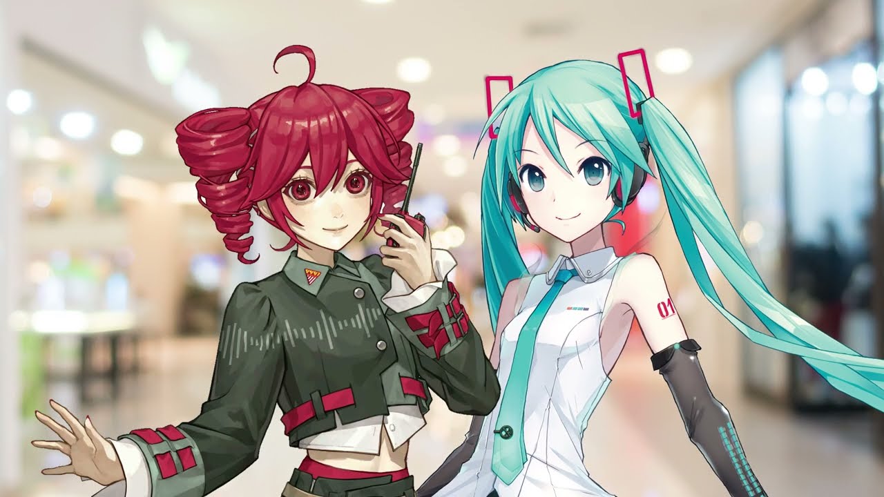 miku and teto's trip to the mall