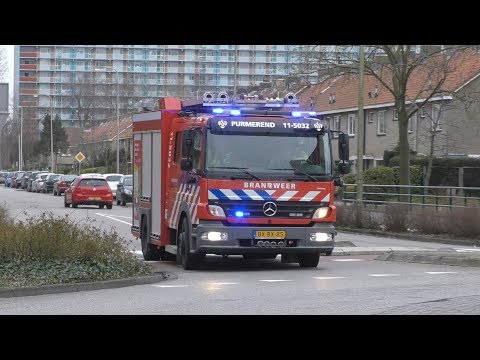 4X Brandweer Purmerend met Spoed naar verschillende meldingen in Den Ilp , Purmerend en Volendam