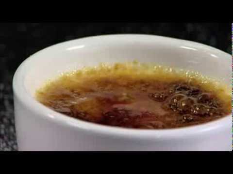 Passion Fruit Crème Brulée with Chocolate Kahlua Sorbet