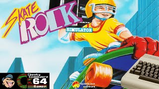 SKATE ROCK – Commodore 64 (1986) | Retro Skateboarding Action with a Rock Twist