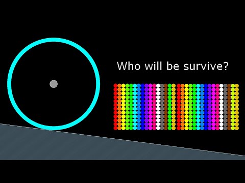 Marble Mixer - Survival Marble Race in Algodoo