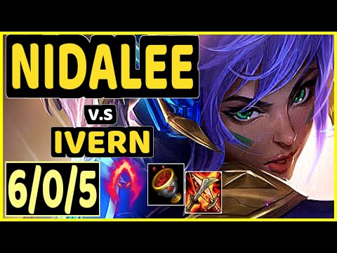 SEVENARMY (NIDALEE) vs IVERN - 6/0/5 KDA JUNGLE CHALLENGER GAMEPLAY - EUW