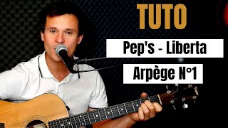 Tuto guitare Pep's - Liberta Arpy¨ge NÂ°1 (Accords et Paroles)