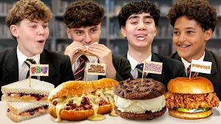 British Highschoolers mind-blown by American Sandwiches!