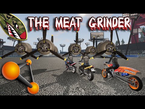 The MEAT Grinder in Car Jump Arena 2023 / BeamNG / HavocNG