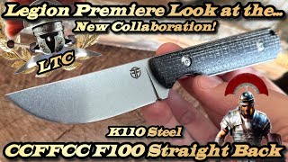 Legion Premiere Look at the CCFFCC FF100 Straight Back in K110 Steel