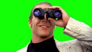 Shawn Michaels likes what he sees green screen