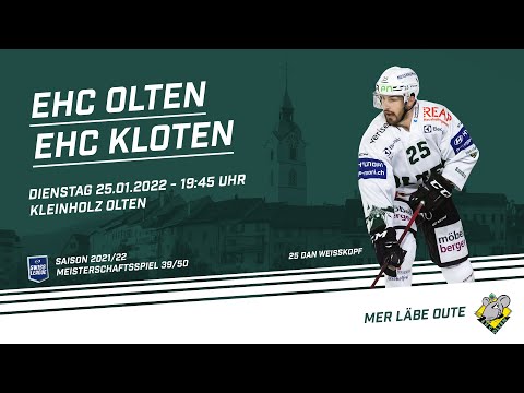 25.1.2022 EHC Olten - EHC Kloten 3:6 (ohne Ton)