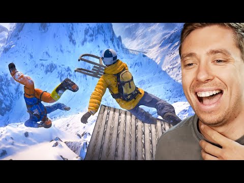Reacting To HILARIOUS Ragdoll Fails in Steep