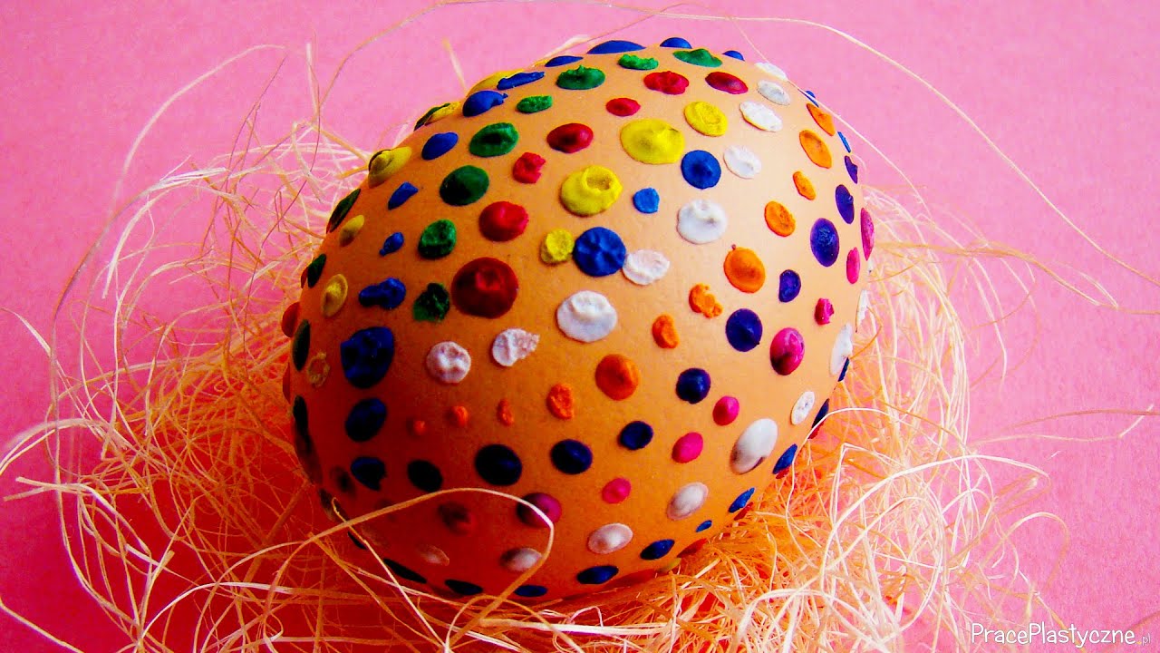 Woskowa pisanka wielkanocna