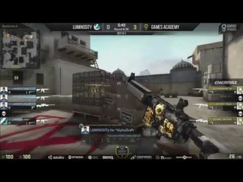 RGN Pro Series Championship - Luminosity vs. Games Academy (Mapa 1 - Dust 2) - Narração PT-BR