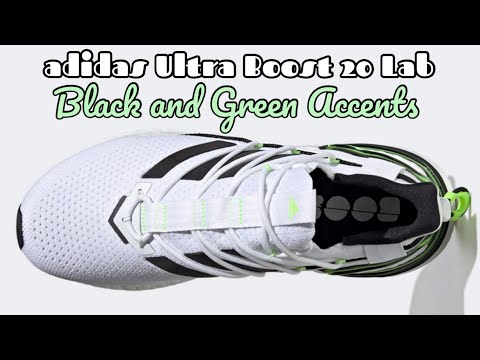 BLACK AND GREEN ACCENTS adidas Ultra Boost 20 Lab DETAILED LOOK and Release Update