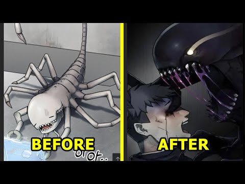 [1-59] Amorph Alien Evolve & Gain a System Skills, Become the Ultimate Apex Predator | Manhwa Recap