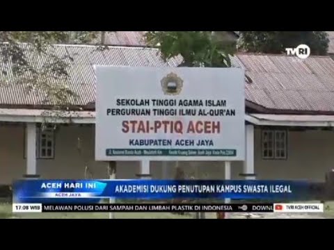 STAI PTIQ Aceh Jaya dukung Penutupan Kampus Swasta Ilegal
